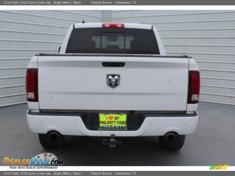 2014 Ram 1500 Sport Crew Cab Bright White / Black Photo #8