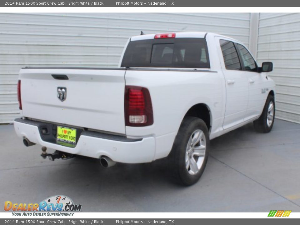 2014 Ram 1500 Sport Crew Cab Bright White / Black Photo #9