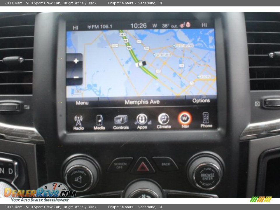 2014 Ram 1500 Sport Crew Cab Bright White / Black Photo #14