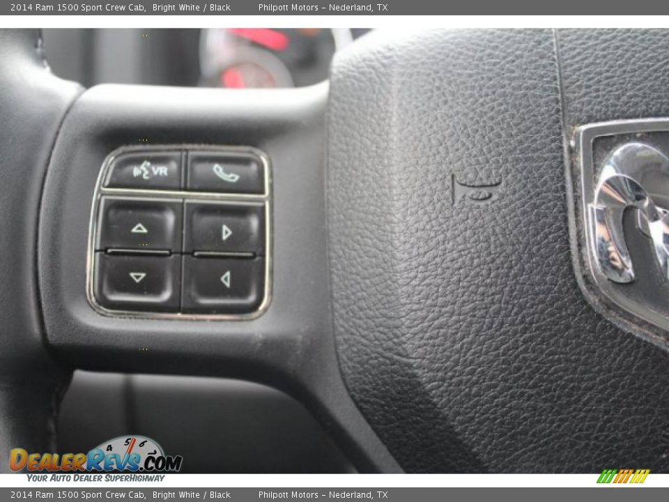 2014 Ram 1500 Sport Crew Cab Bright White / Black Photo #18