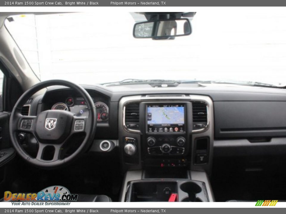2014 Ram 1500 Sport Crew Cab Bright White / Black Photo #22
