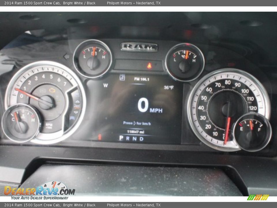 2014 Ram 1500 Sport Crew Cab Bright White / Black Photo #30