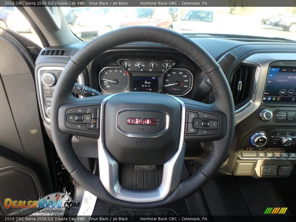 2019 GMC Sierra 1500 SLE Double Cab 4WD Steering Wheel Photo #17
