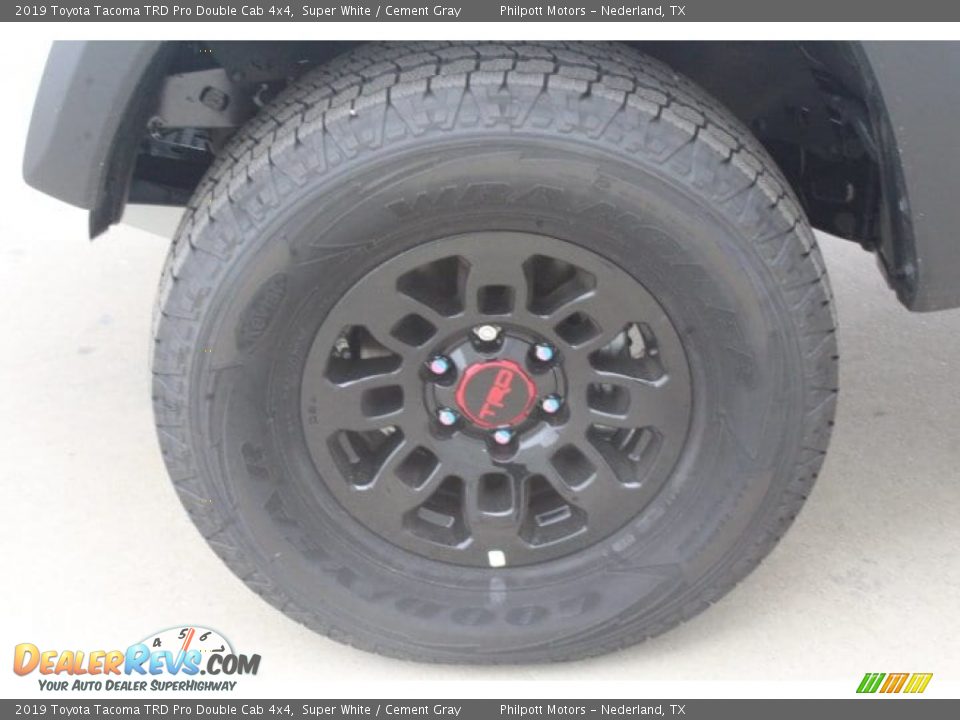 2019 Toyota Tacoma TRD Pro Double Cab 4x4 Super White / Cement Gray Photo #5