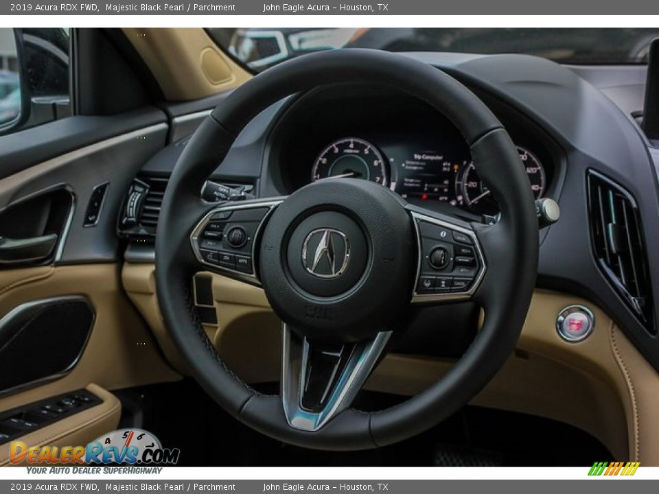 2019 Acura RDX FWD Majestic Black Pearl / Parchment Photo #28