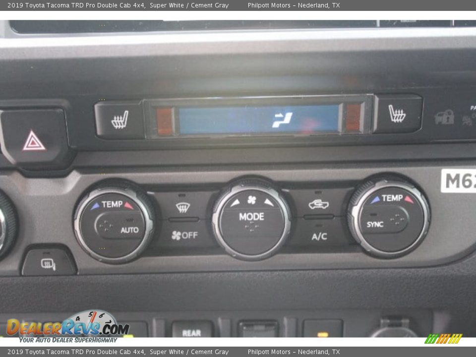 2019 Toyota Tacoma TRD Pro Double Cab 4x4 Super White / Cement Gray Photo #13