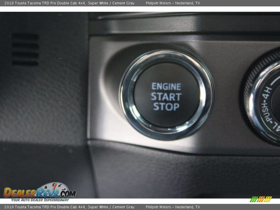 2019 Toyota Tacoma TRD Pro Double Cab 4x4 Super White / Cement Gray Photo #14