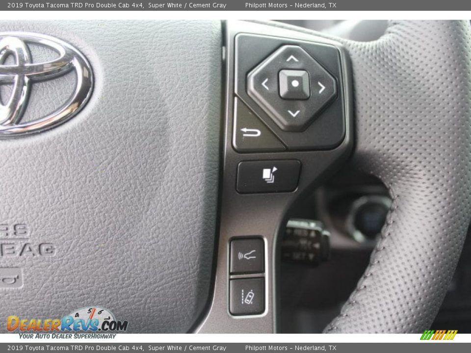 2019 Toyota Tacoma TRD Pro Double Cab 4x4 Super White / Cement Gray Photo #16