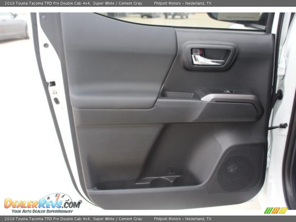 2019 Toyota Tacoma TRD Pro Double Cab 4x4 Super White / Cement Gray Photo #17