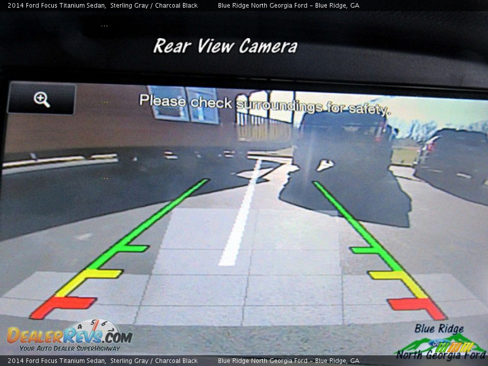 2014 Ford Focus Titanium Sedan Sterling Gray / Charcoal Black Photo #20