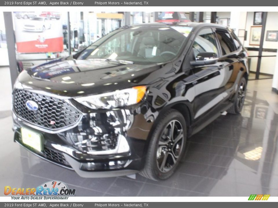 2019 Ford Edge ST AWD Agate Black / Ebony Photo #4