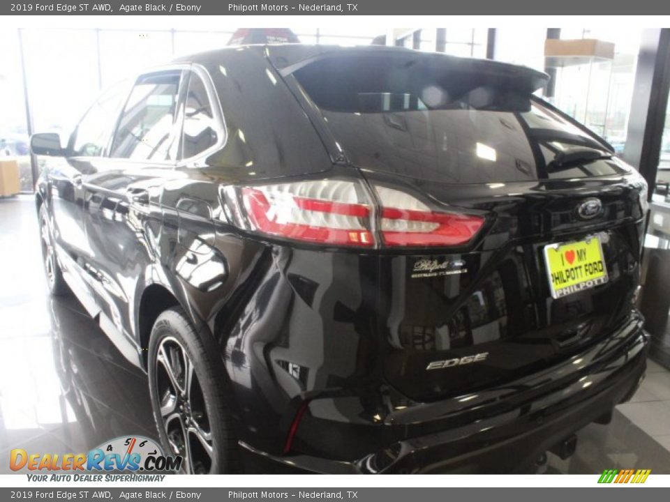 2019 Ford Edge ST AWD Agate Black / Ebony Photo #5