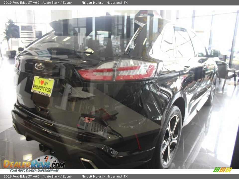 2019 Ford Edge ST AWD Agate Black / Ebony Photo #7