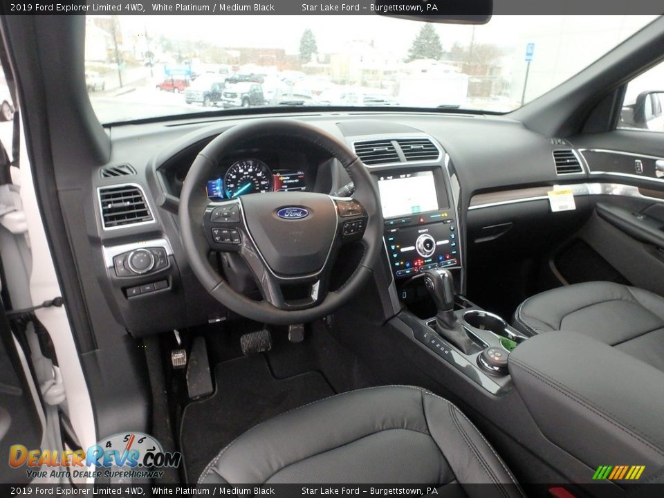 Medium Black Interior - 2019 Ford Explorer Limited 4WD Photo #13