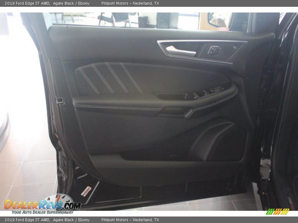 2019 Ford Edge ST AWD Agate Black / Ebony Photo #8