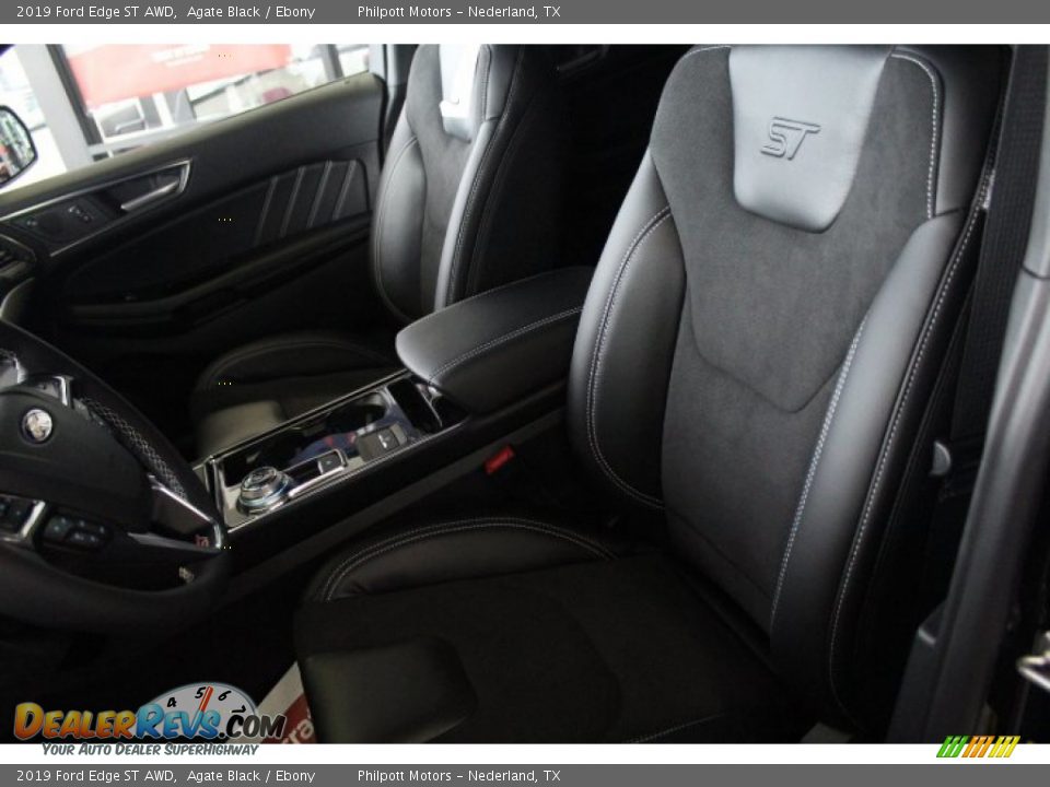 2019 Ford Edge ST AWD Agate Black / Ebony Photo #9