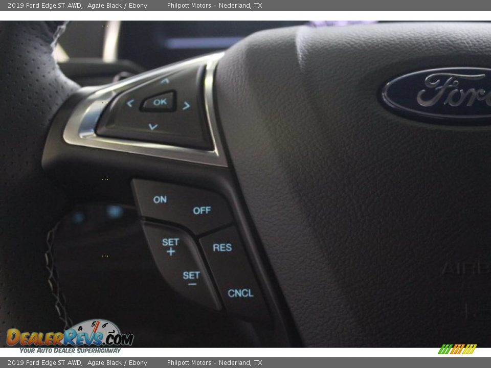 2019 Ford Edge ST AWD Agate Black / Ebony Photo #15