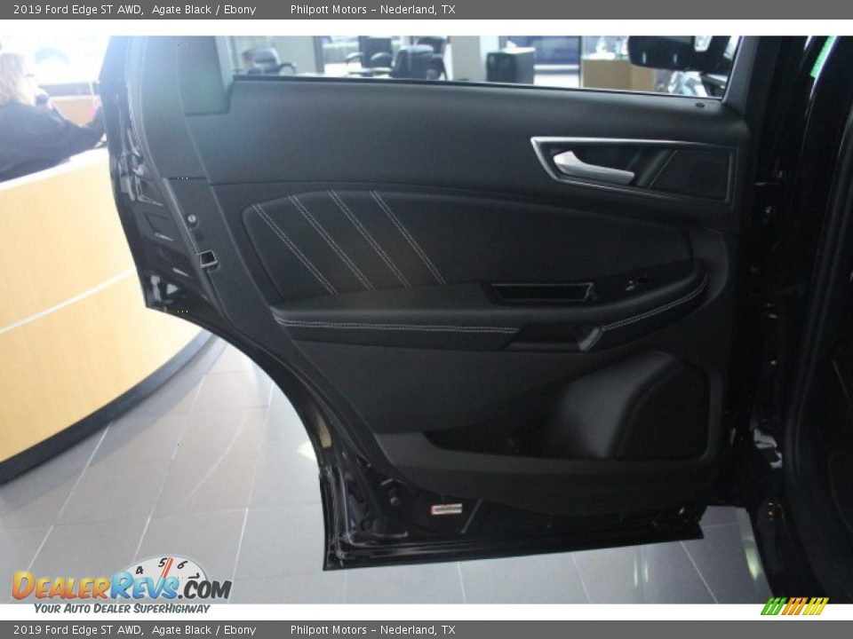 2019 Ford Edge ST AWD Agate Black / Ebony Photo #17