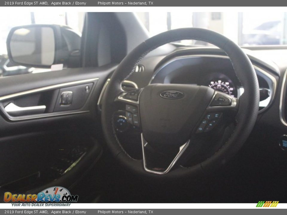 2019 Ford Edge ST AWD Agate Black / Ebony Photo #20