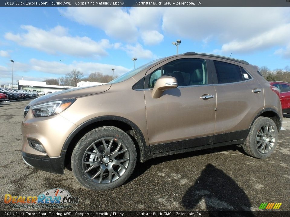 Front 3/4 View of 2019 Buick Encore Sport Touring AWD Photo #1