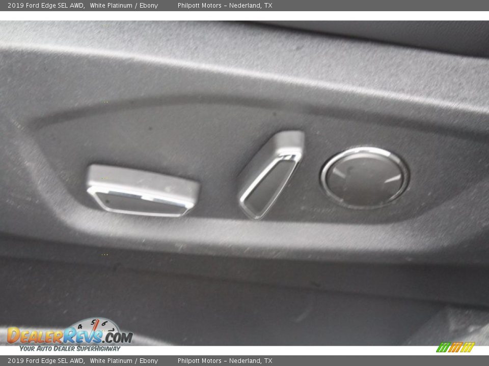 2019 Ford Edge SEL AWD White Platinum / Ebony Photo #11