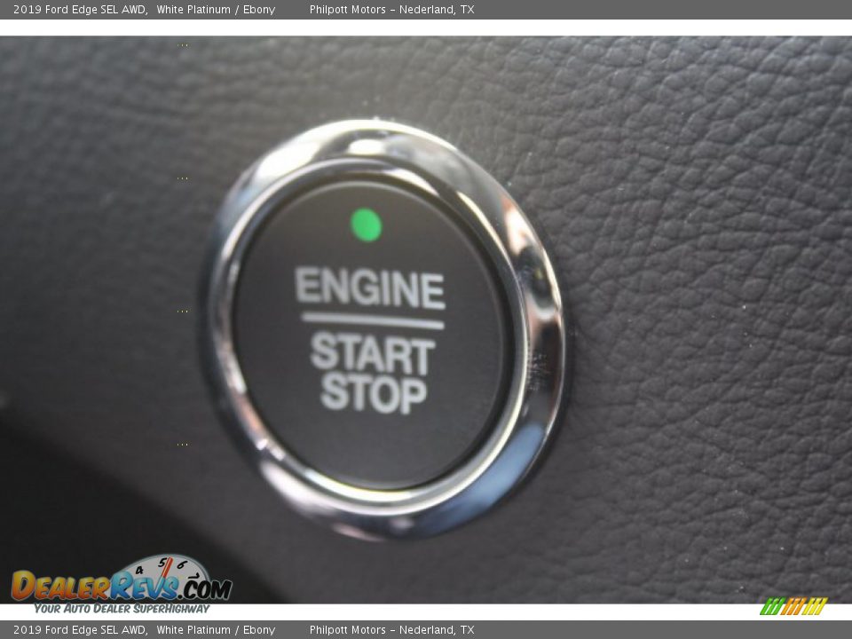 2019 Ford Edge SEL AWD White Platinum / Ebony Photo #15