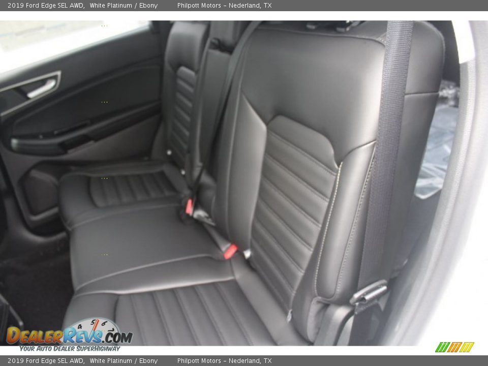 2019 Ford Edge SEL AWD White Platinum / Ebony Photo #19