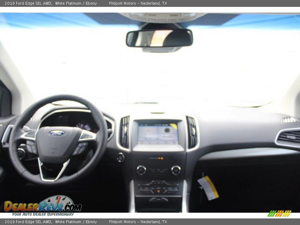 2019 Ford Edge SEL AWD White Platinum / Ebony Photo #20