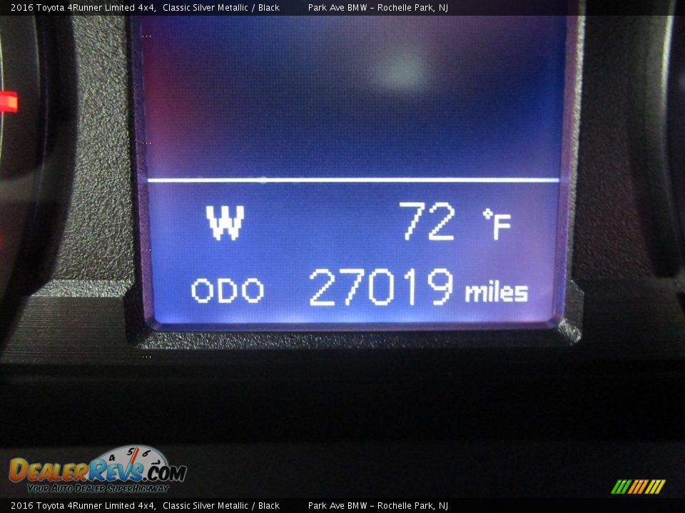 2016 Toyota 4Runner Limited 4x4 Classic Silver Metallic / Black Photo #23