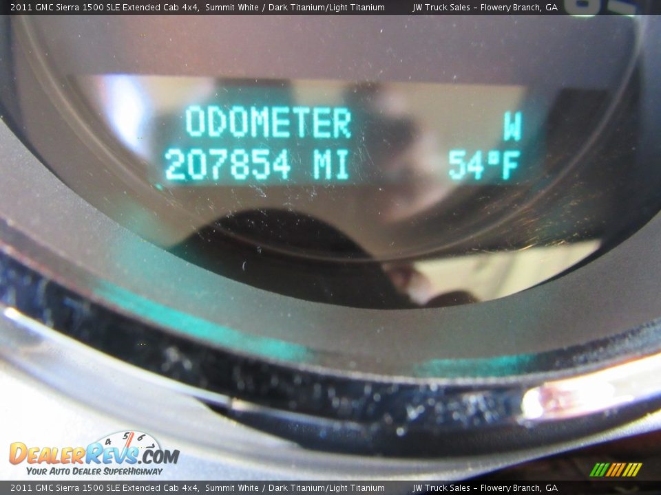 2011 GMC Sierra 1500 SLE Extended Cab 4x4 Summit White / Dark Titanium/Light Titanium Photo #21