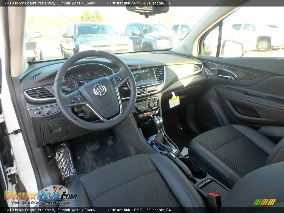 2019 Buick Encore Preferred Summit White / Ebony Photo #13