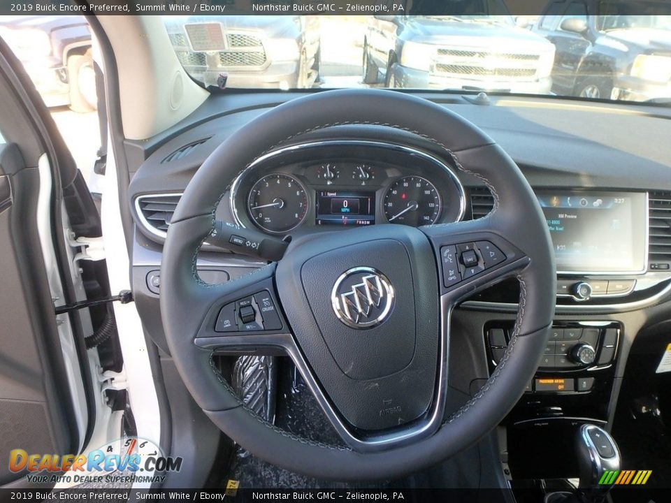 2019 Buick Encore Preferred Summit White / Ebony Photo #17