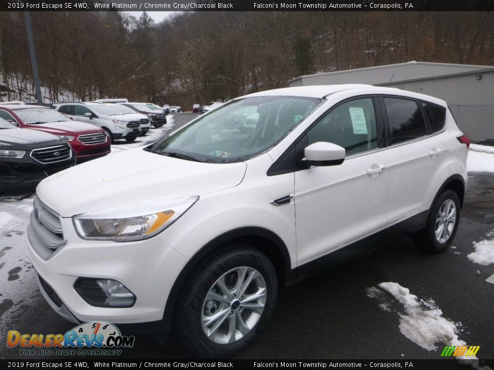 2019 Ford Escape SE 4WD White Platinum / Chromite Gray/Charcoal Black Photo #5
