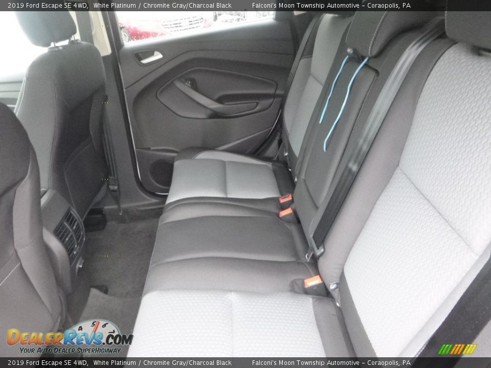 2019 Ford Escape SE 4WD White Platinum / Chromite Gray/Charcoal Black Photo #8