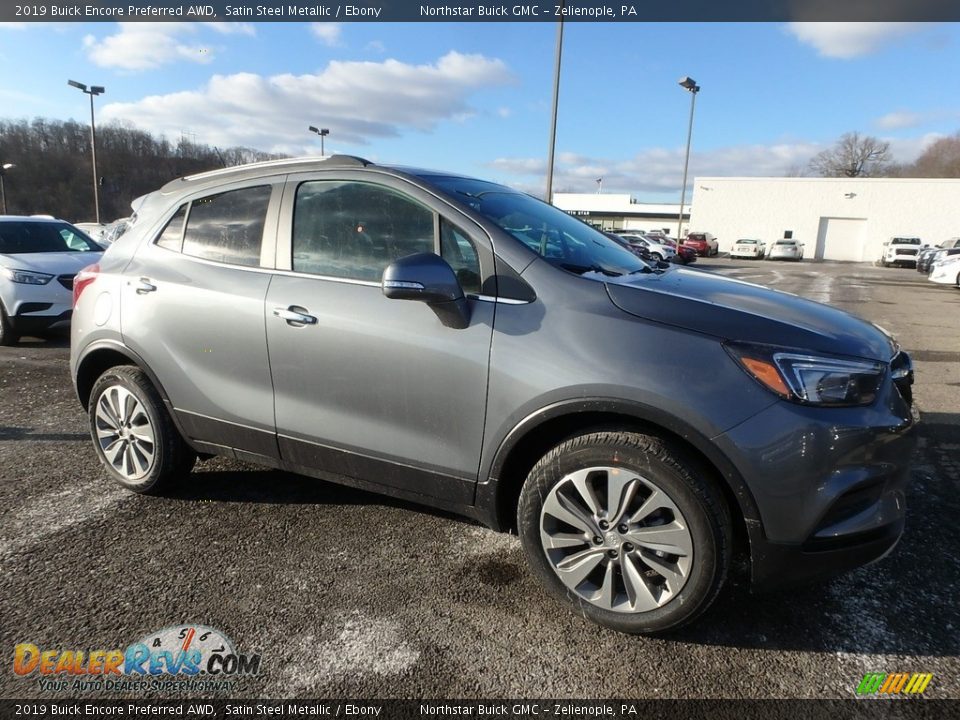 2019 Buick Encore Preferred AWD Satin Steel Metallic / Ebony Photo #3