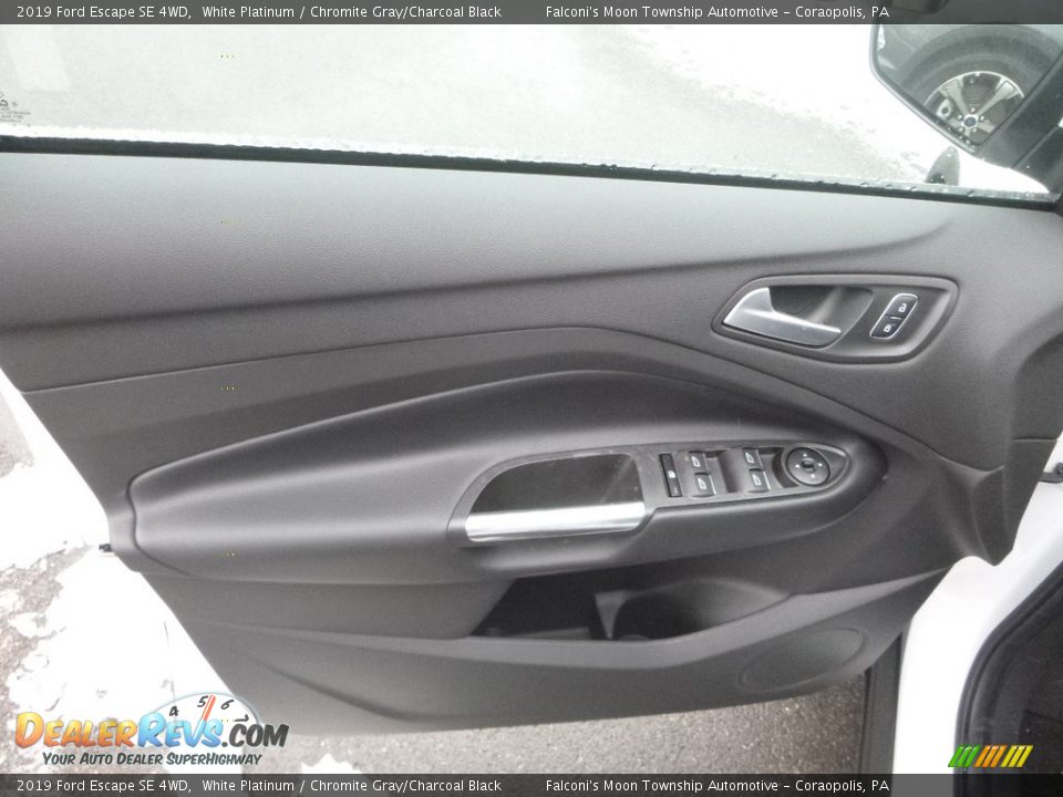 2019 Ford Escape SE 4WD White Platinum / Chromite Gray/Charcoal Black Photo #10