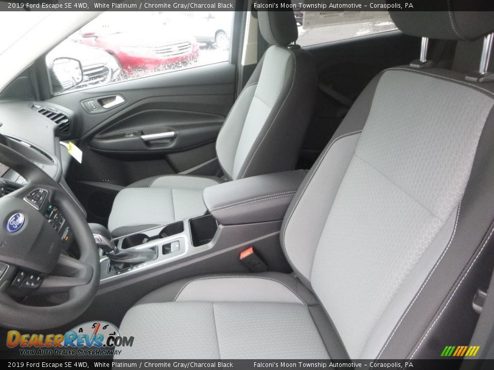 2019 Ford Escape SE 4WD White Platinum / Chromite Gray/Charcoal Black Photo #11