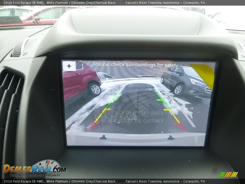 2019 Ford Escape SE 4WD White Platinum / Chromite Gray/Charcoal Black Photo #14