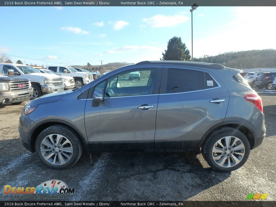 2019 Buick Encore Preferred AWD Satin Steel Metallic / Ebony Photo #9