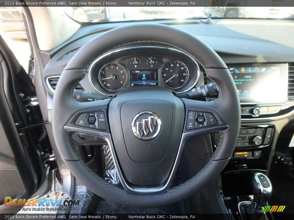 2019 Buick Encore Preferred AWD Satin Steel Metallic / Ebony Photo #18