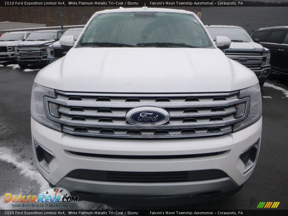 2019 Ford Expedition Limited 4x4 White Platinum Metallic Tri-Coat / Ebony Photo #4