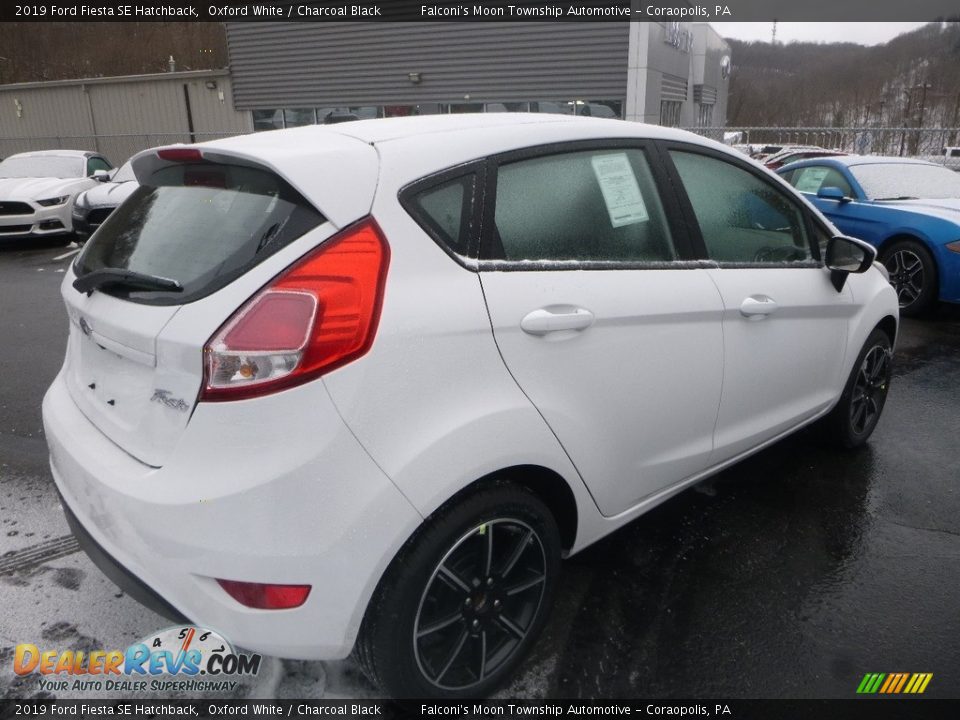 2019 Ford Fiesta SE Hatchback Oxford White / Charcoal Black Photo #2