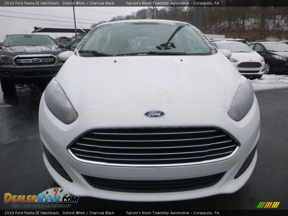 2019 Ford Fiesta SE Hatchback Oxford White / Charcoal Black Photo #4
