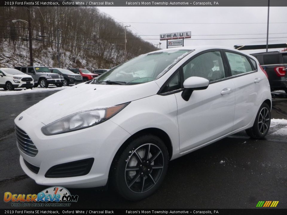 2019 Ford Fiesta SE Hatchback Oxford White / Charcoal Black Photo #5
