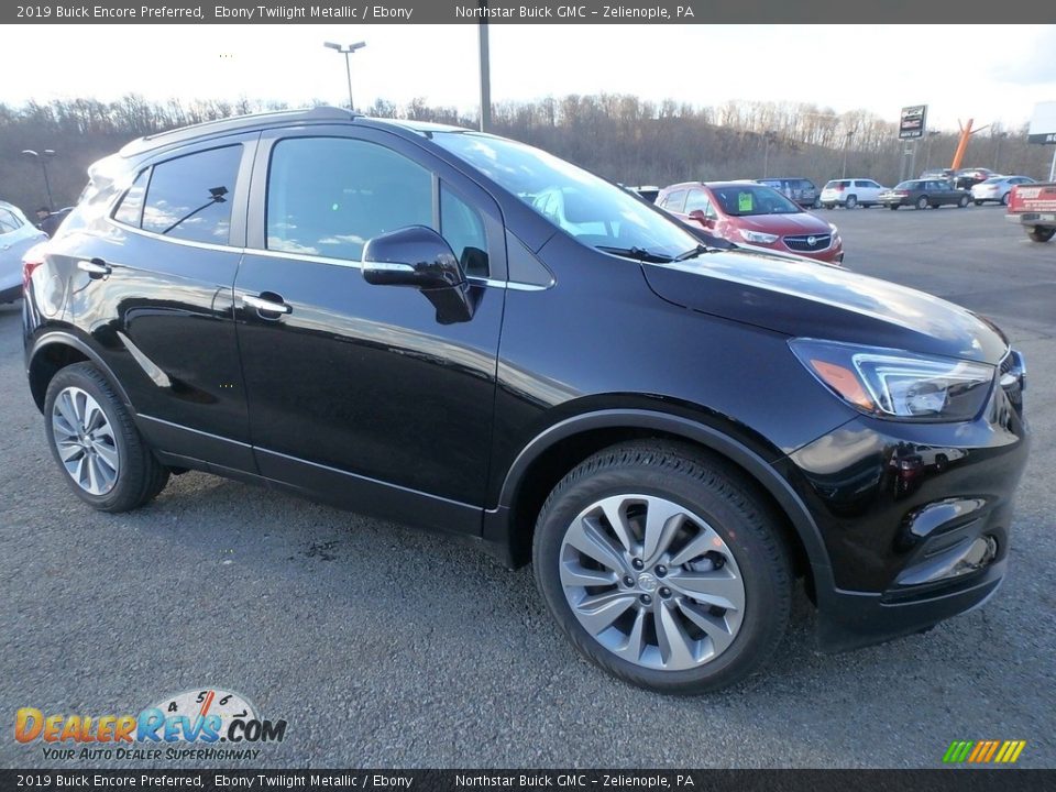 2019 Buick Encore Preferred Ebony Twilight Metallic / Ebony Photo #4