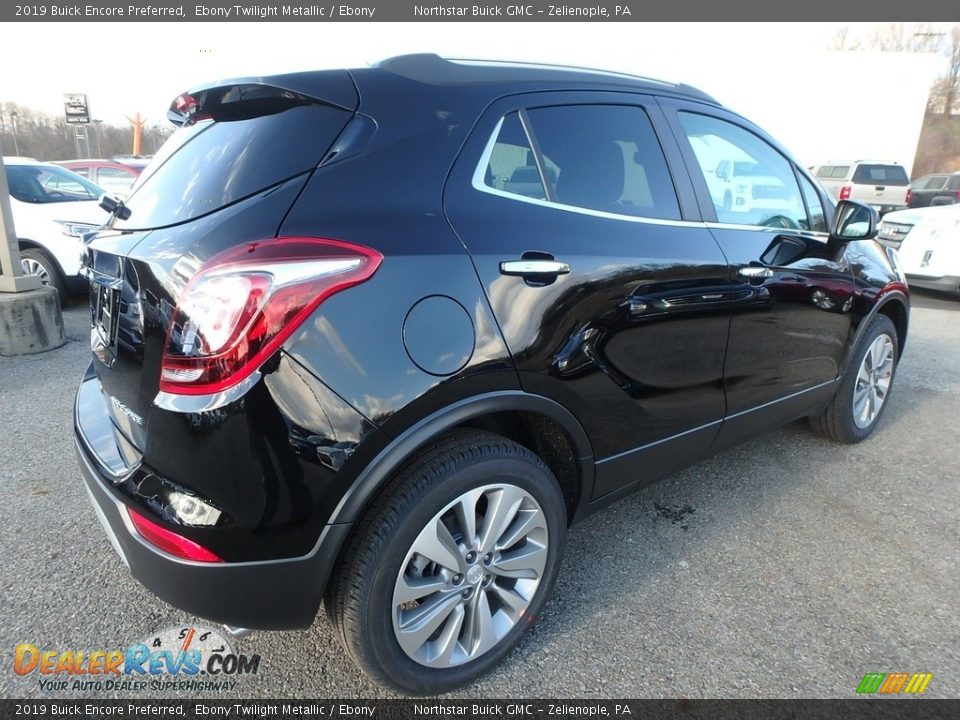 2019 Buick Encore Preferred Ebony Twilight Metallic / Ebony Photo #6