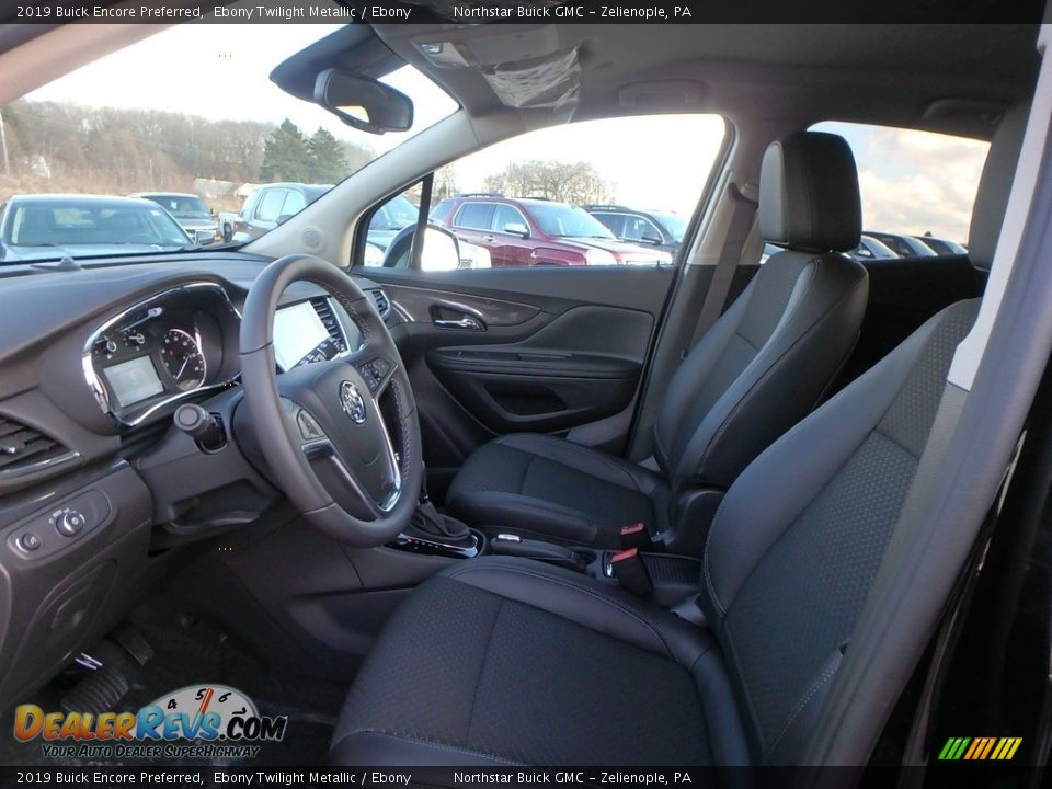 2019 Buick Encore Preferred Ebony Twilight Metallic / Ebony Photo #11