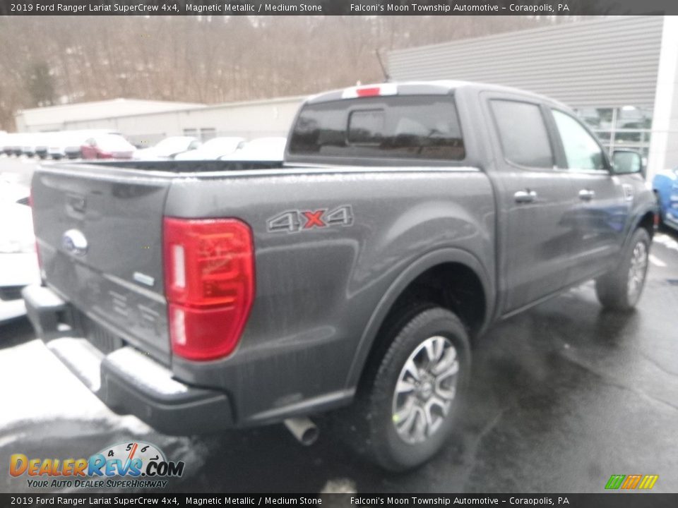 2019 Ford Ranger Lariat SuperCrew 4x4 Magnetic Metallic / Medium Stone Photo #2