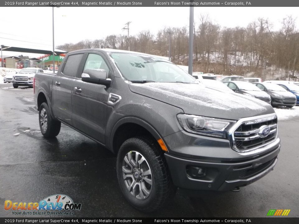 Front 3/4 View of 2019 Ford Ranger Lariat SuperCrew 4x4 Photo #3