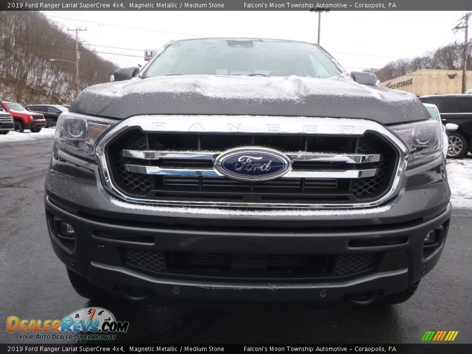 2019 Ford Ranger Lariat SuperCrew 4x4 Magnetic Metallic / Medium Stone Photo #4